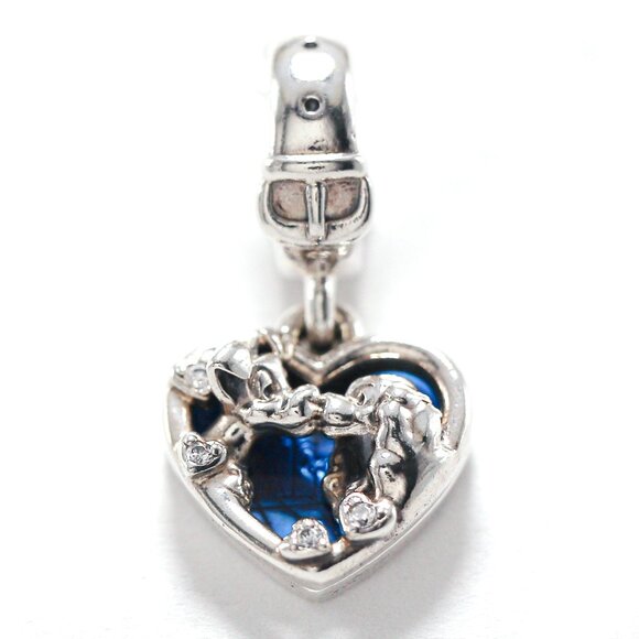 Clothing Lady And The Tramp Charm Pandora New 100% PANDORA  Pandora Charm Lady and Tramp Heart Disney